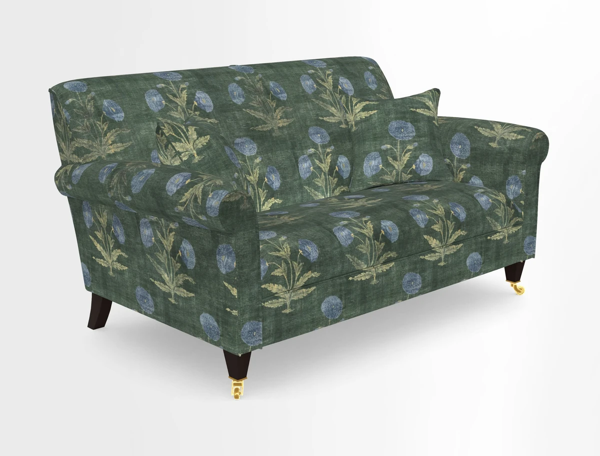 Petworth 2 Seater Sofa in Mulberry Flying Ducks