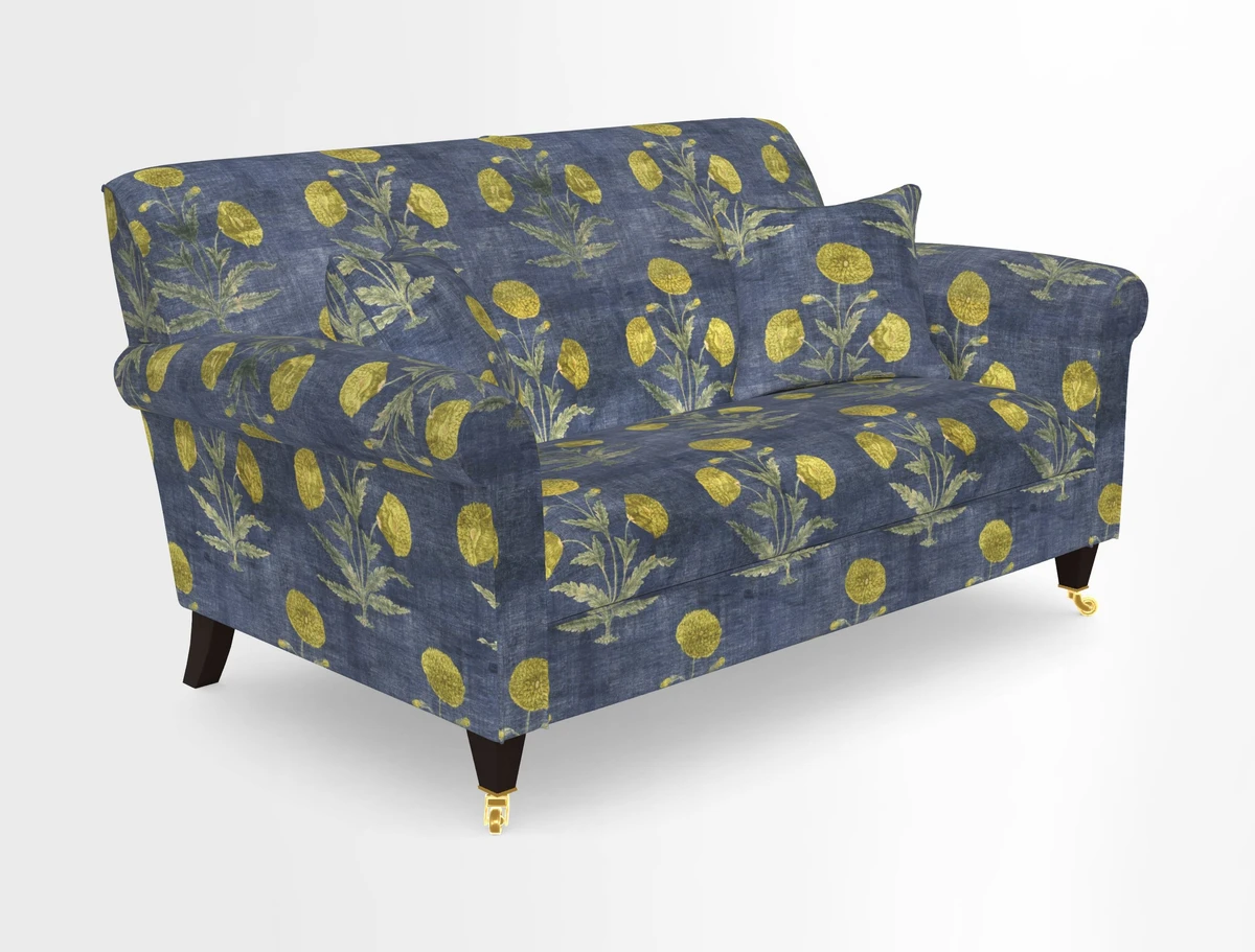 Petworth 2 Seater Sofa in Mulberry Flying Ducks