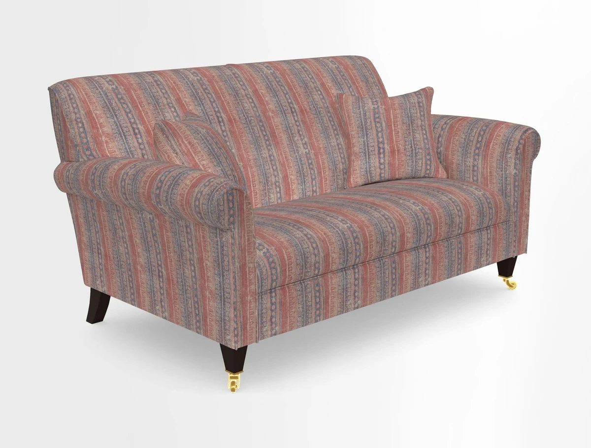 Petworth 2 Seater Sofa in Mulberry Flying Ducks