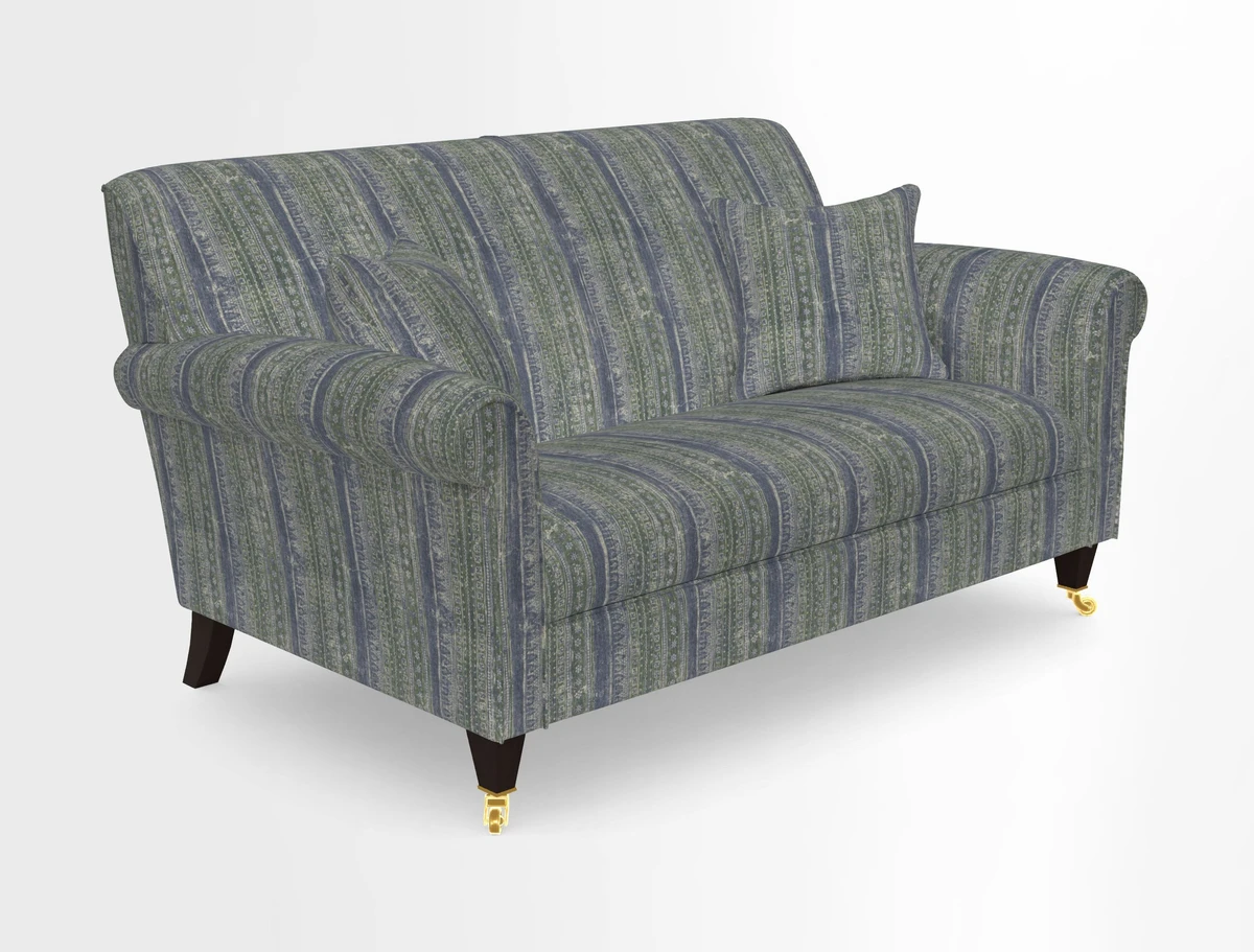 Petworth 2 Seater Sofa in Mulberry Flying Ducks