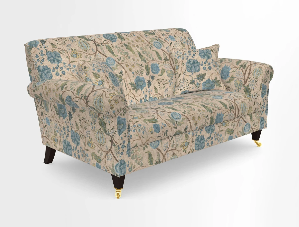 Petworth 2 Seater Sofa in Mulberry Flying Ducks
