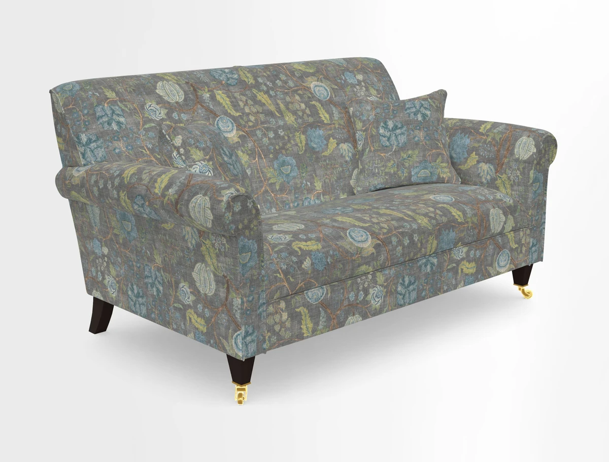 Petworth 2 Seater Sofa in Mulberry Flying Ducks