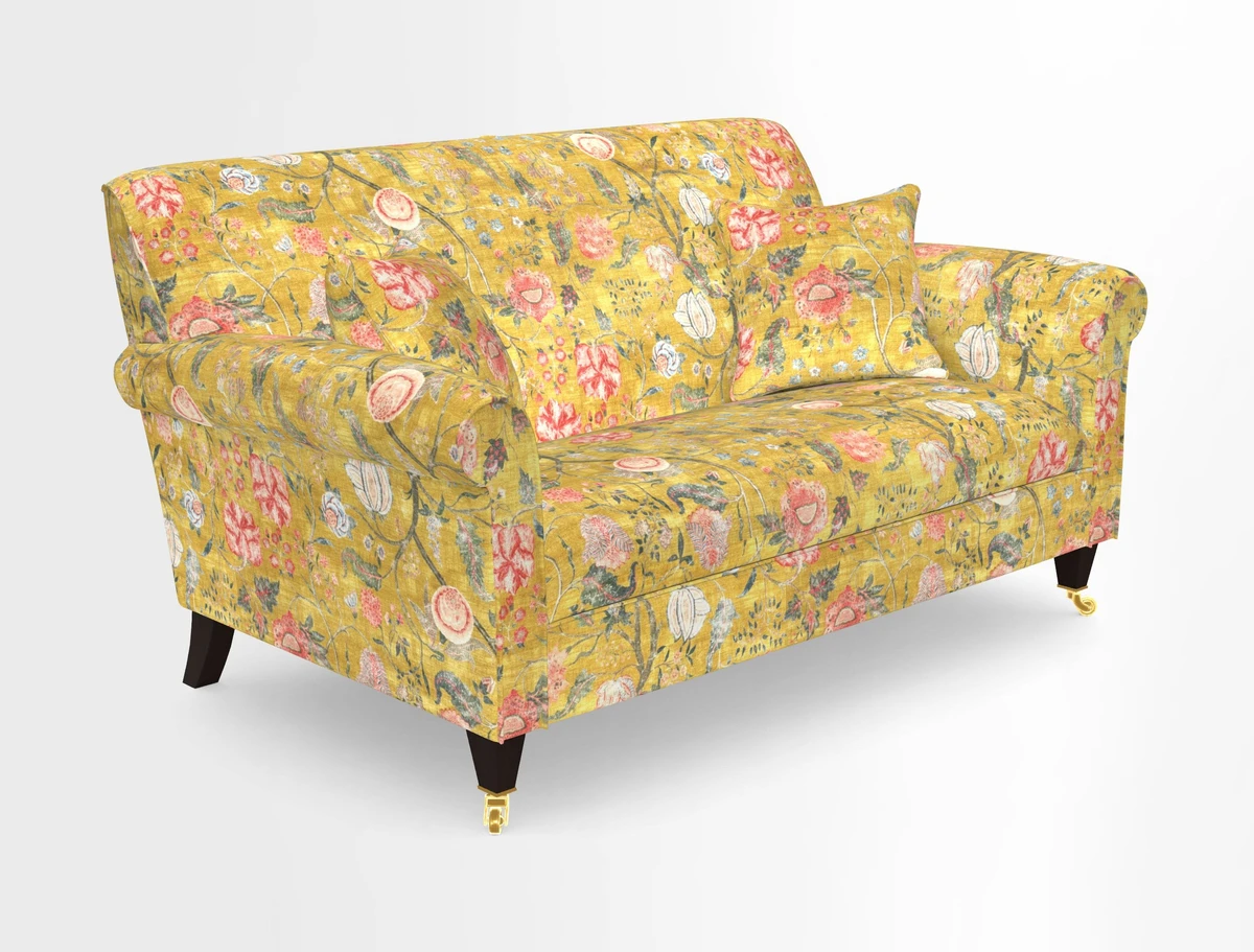 Petworth 2 Seater Sofa in Mulberry Flying Ducks