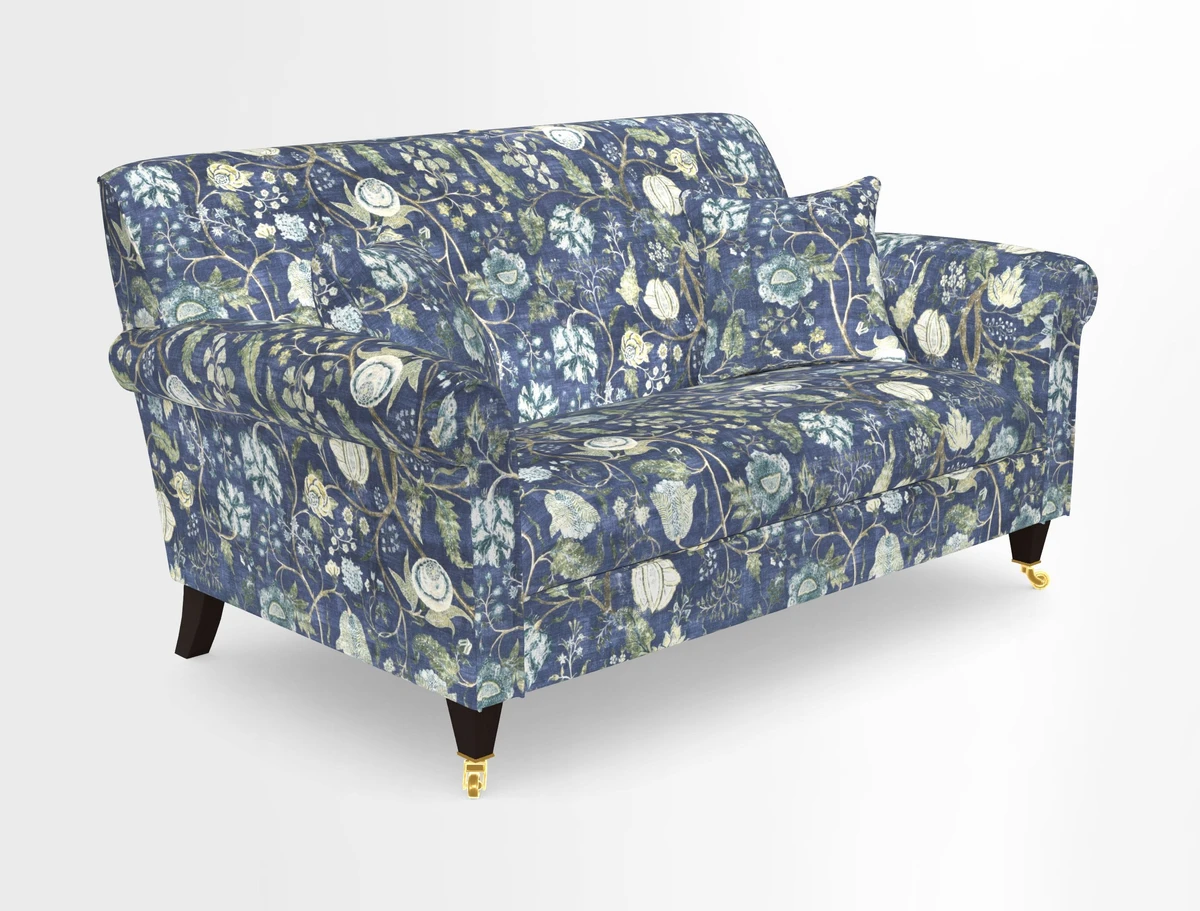Petworth 2 Seater Sofa in Mulberry Flying Ducks