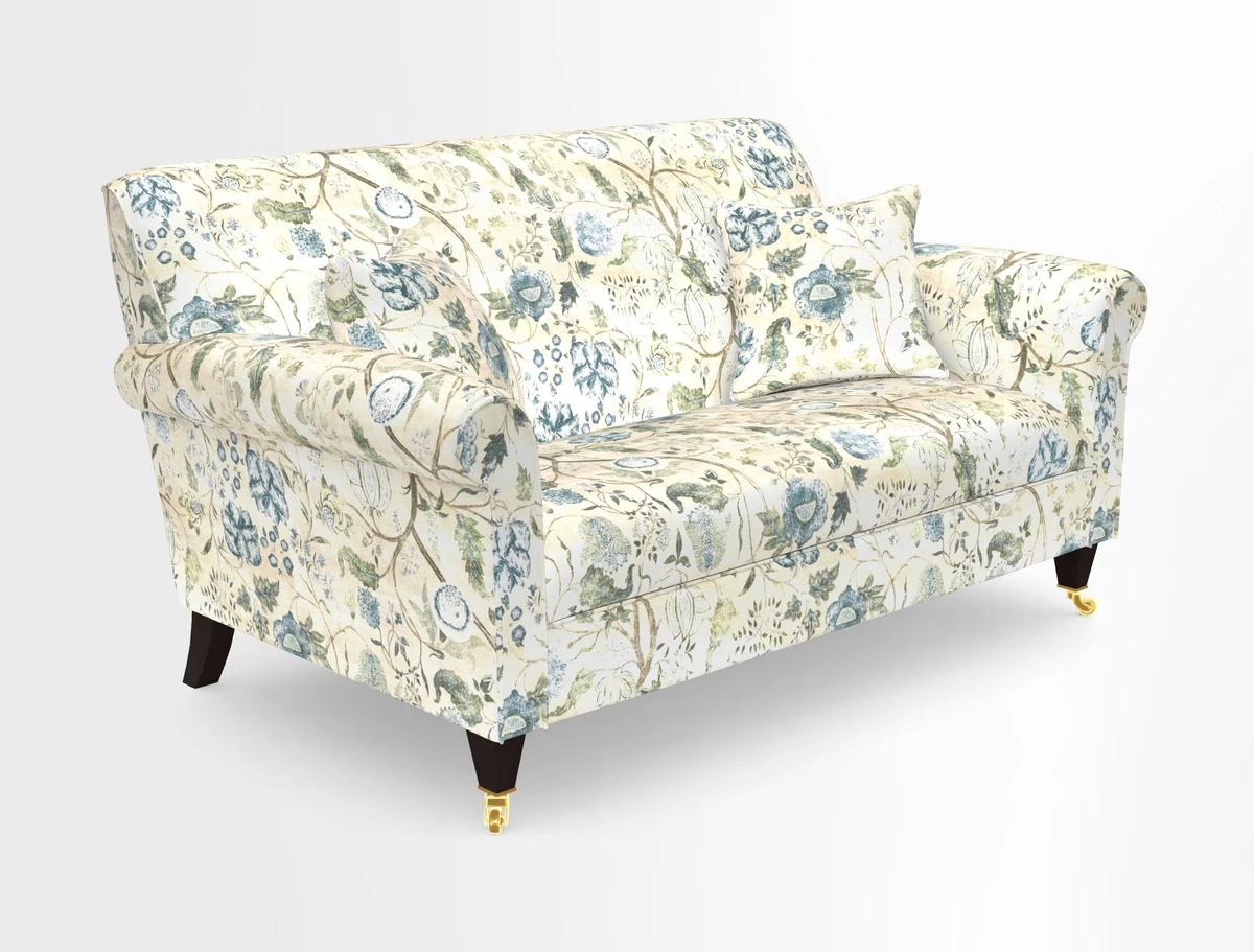 Petworth 2 Seater Sofa in Mulberry Flying Ducks