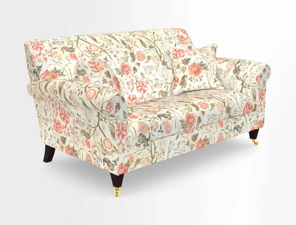 Petworth 2 Seater Sofa in Mulberry Flying Ducks