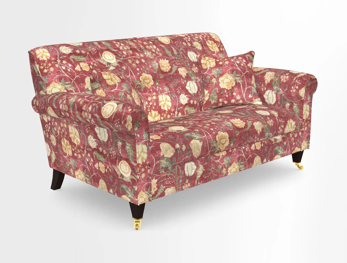 Petworth 2 Seater Sofa in Mulberry Flying Ducks