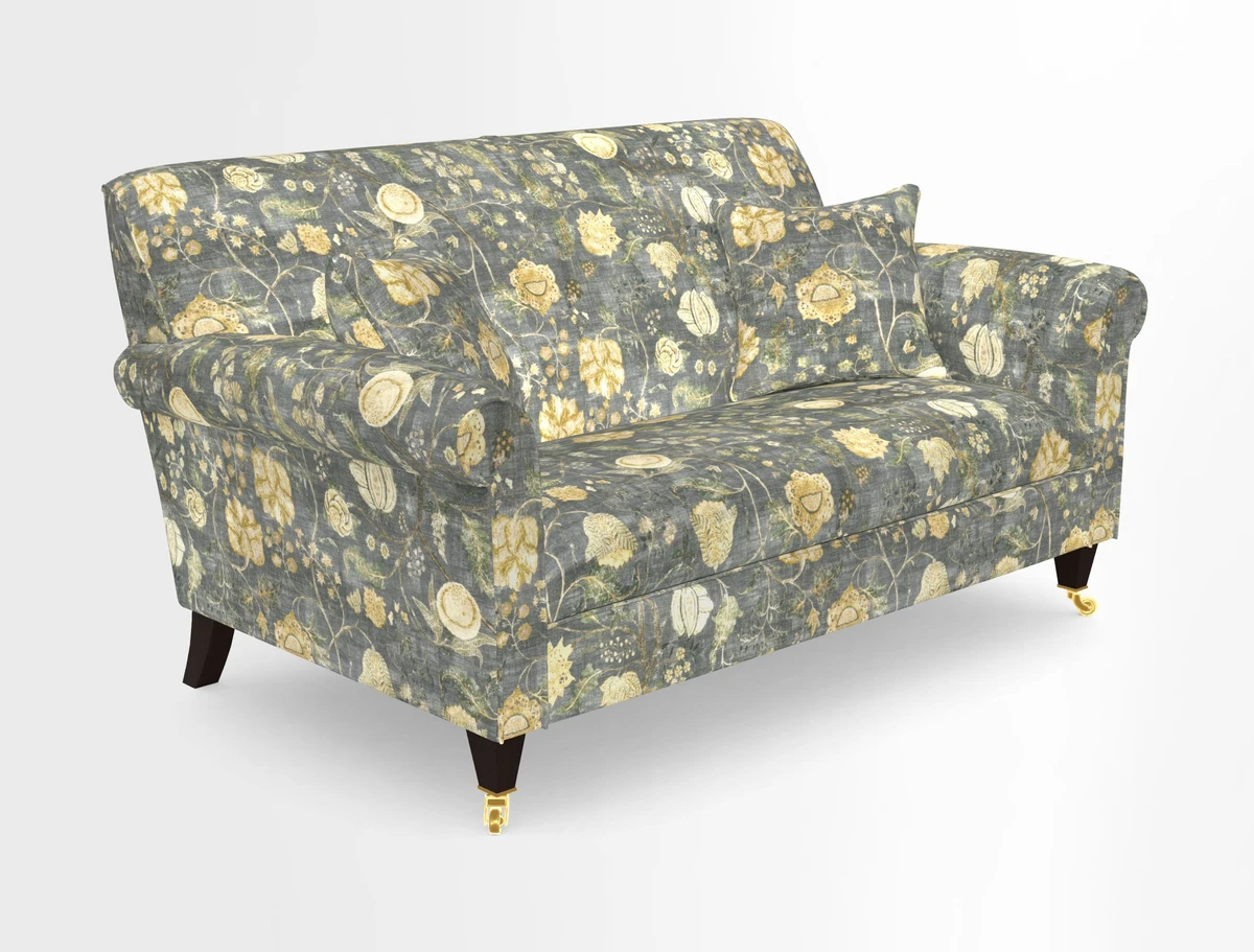 Petworth 2 Seater Sofa in Mulberry Flying Ducks