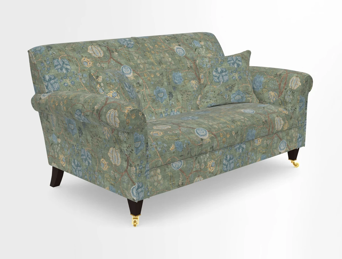 Petworth 2 Seater Sofa in Mulberry Flying Ducks