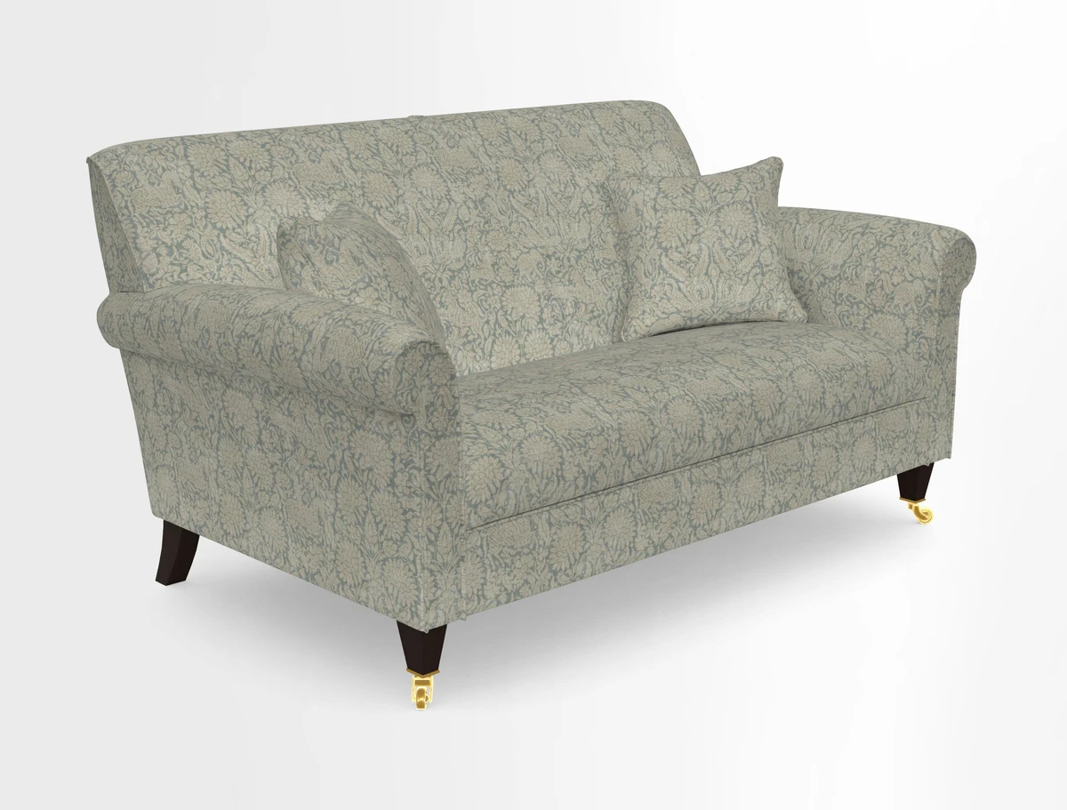 Petworth 2 Seater Sofa in Mulberry Flying Ducks