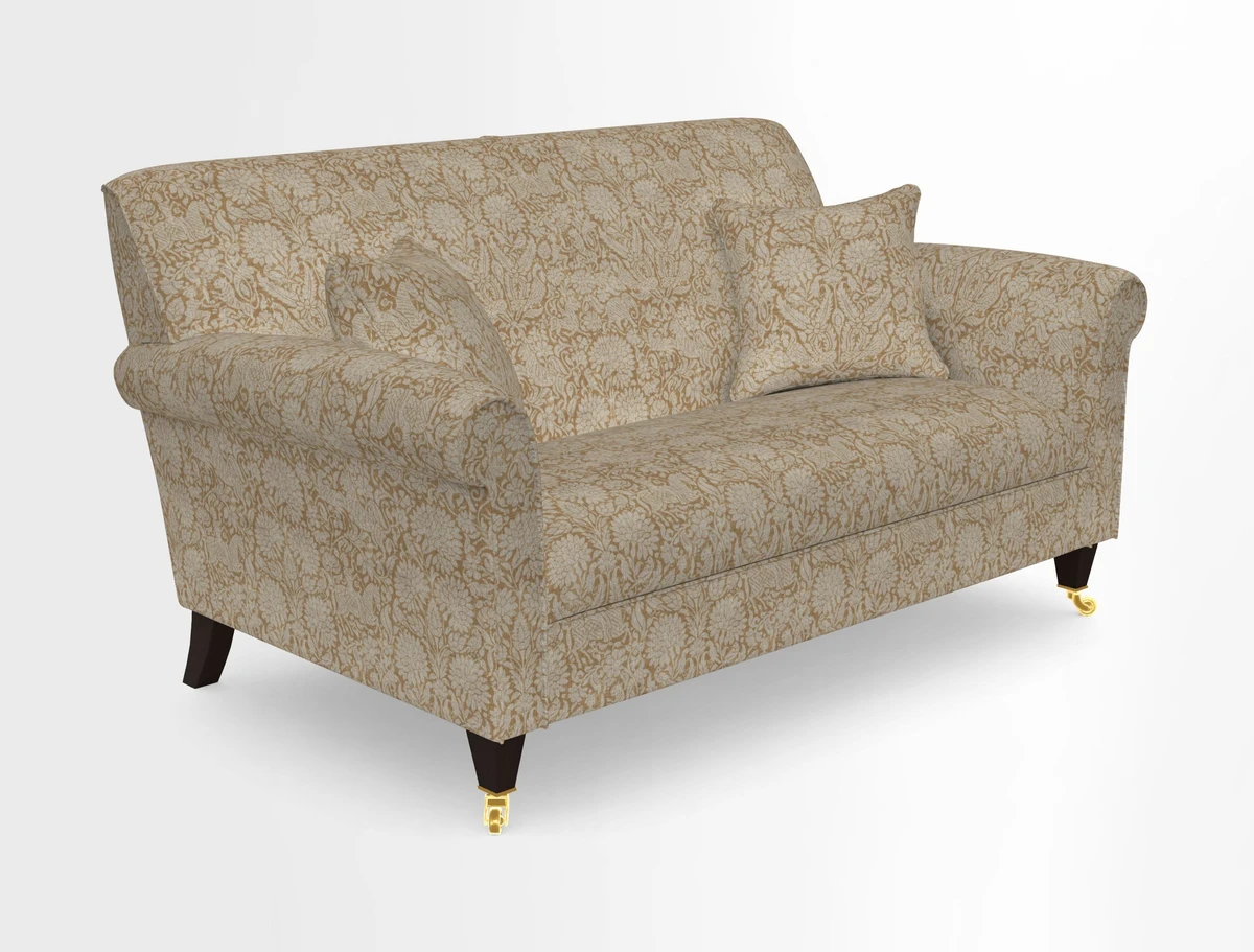 Petworth 2 Seater Sofa in Mulberry Flying Ducks