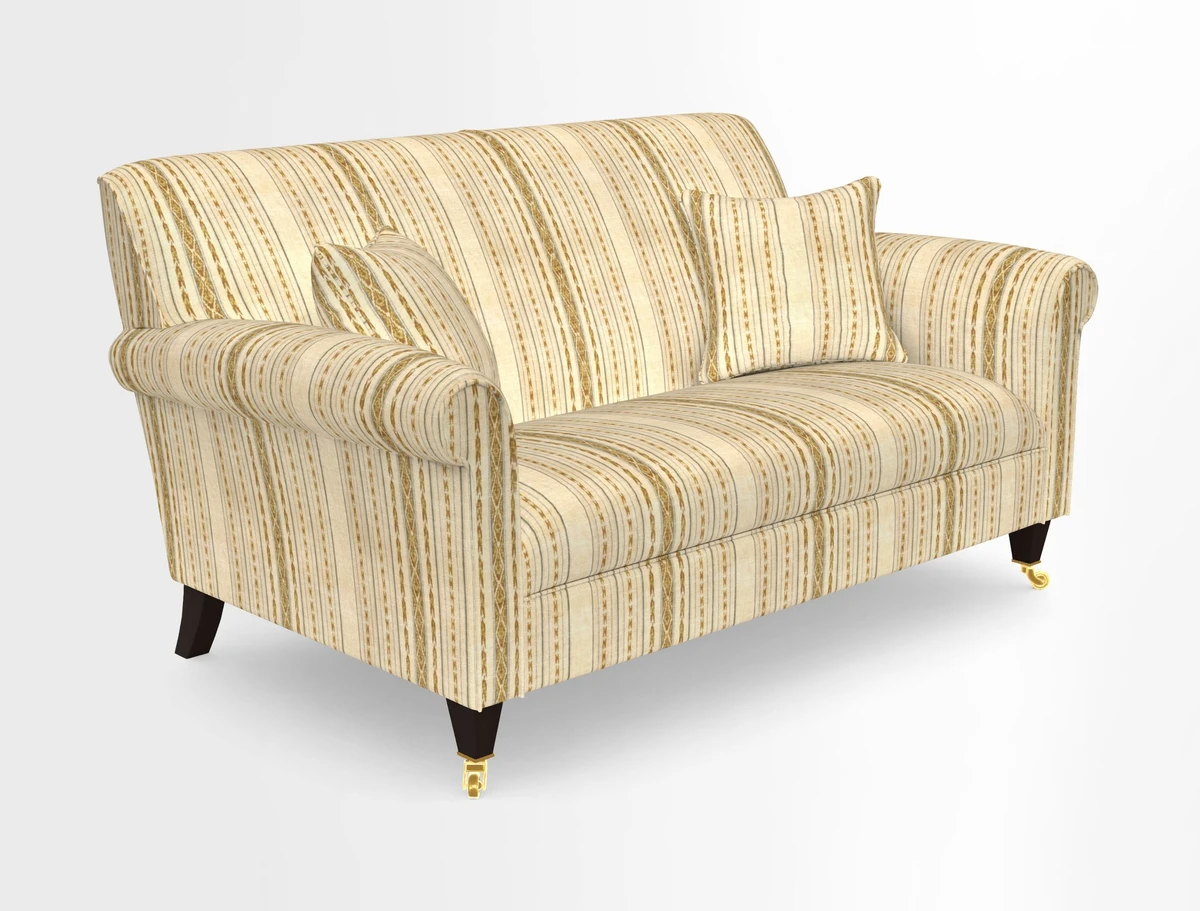 Petworth 2 Seater Sofa in Mulberry Flying Ducks