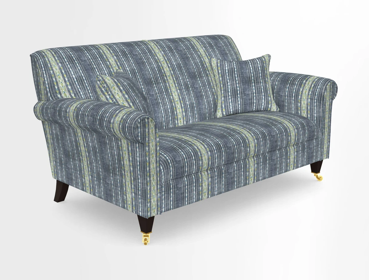 Petworth 2 Seater Sofa in Mulberry Flying Ducks