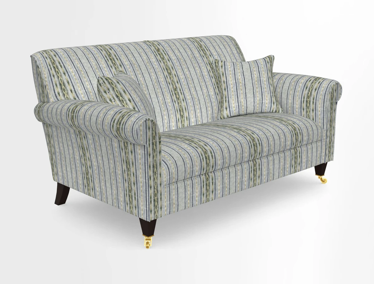 Petworth 2 Seater Sofa in Mulberry Flying Ducks