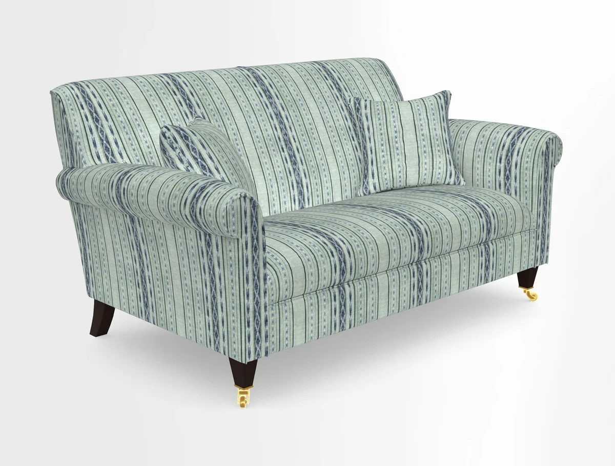Petworth 2 Seater Sofa in Mulberry Flying Ducks