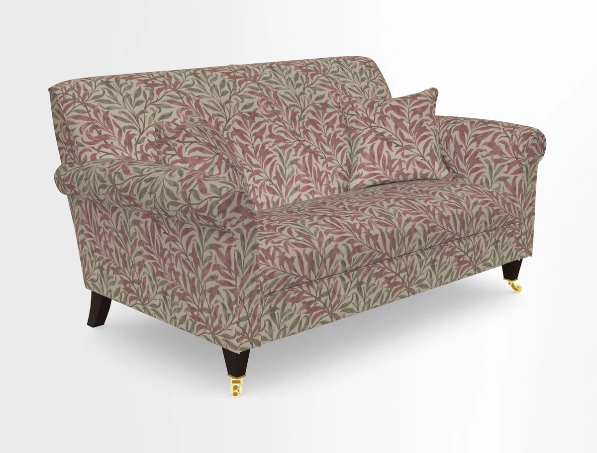 Petworth 2 Seater Sofa in Mulberry Flying Ducks