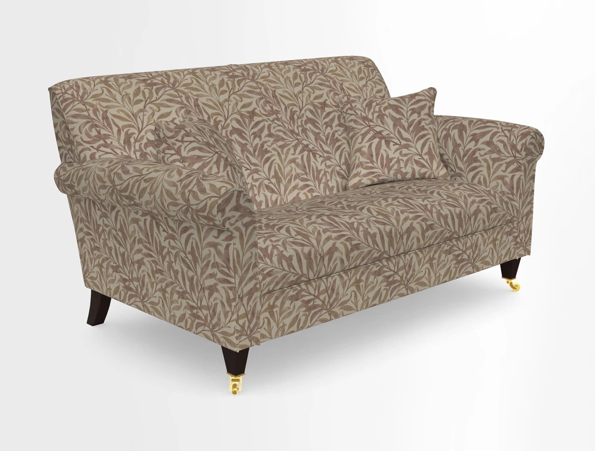 Petworth 2 Seater Sofa in Mulberry Flying Ducks