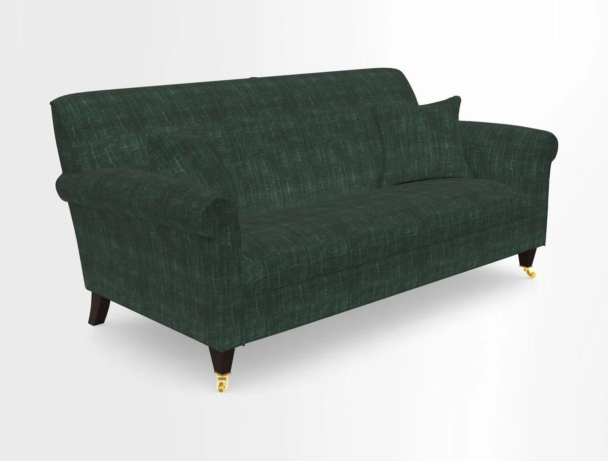 Petworth 3 Seater Sofa in Mulberry Flying Ducks
