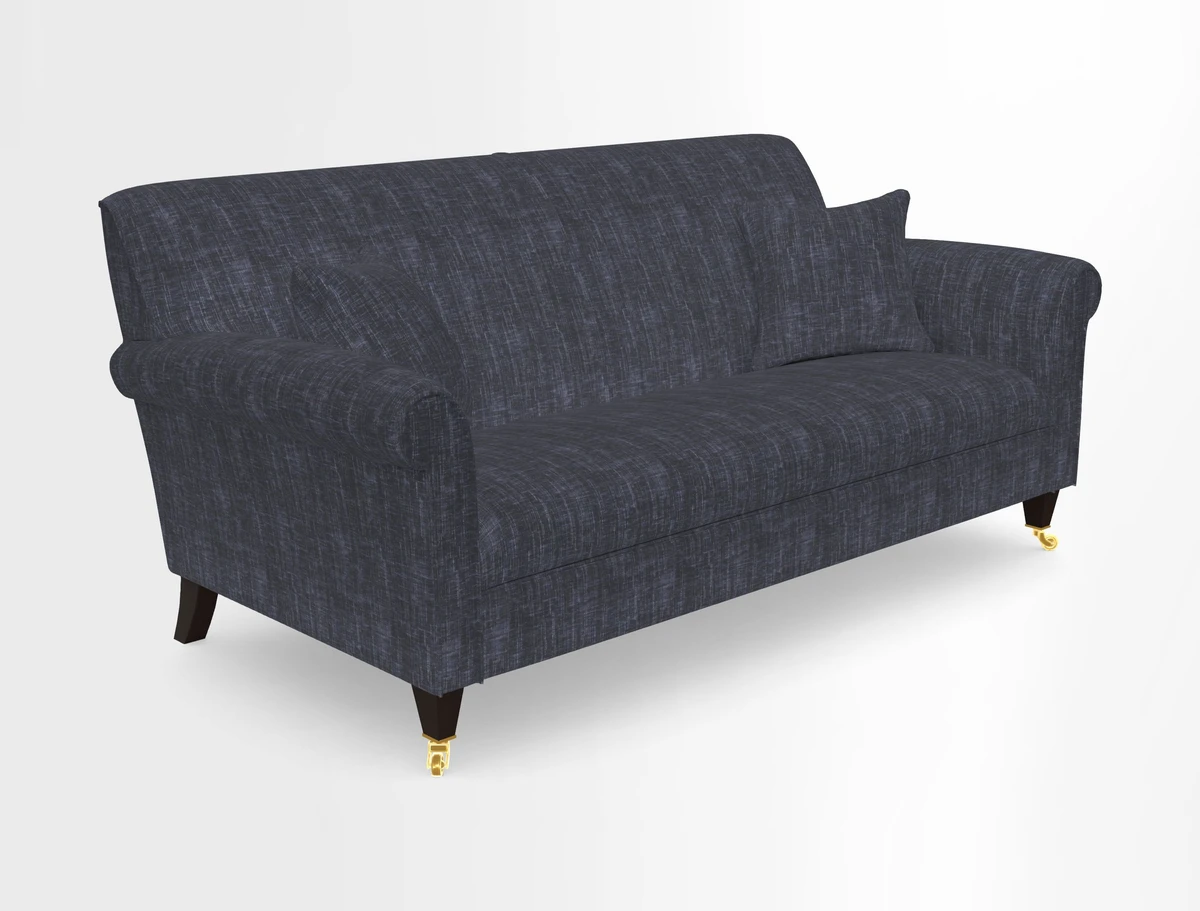 Petworth 3 Seater Sofa in Mulberry Flying Ducks