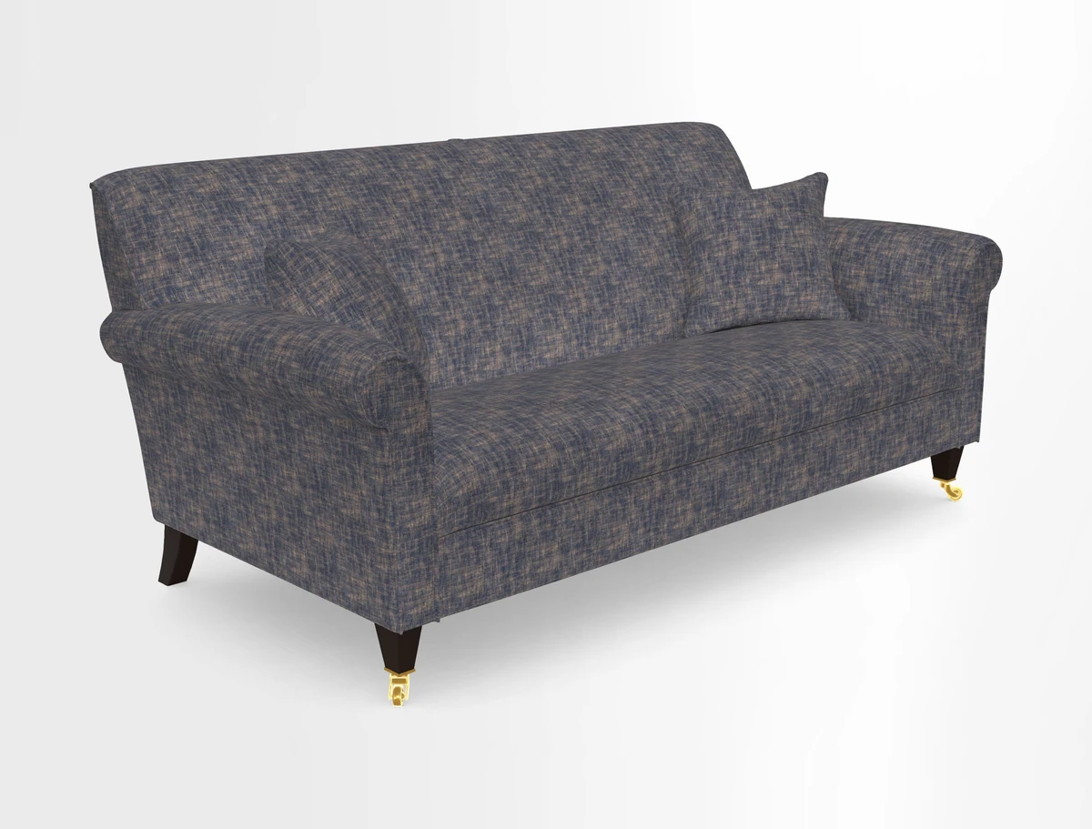 Petworth 3 Seater Sofa in Mulberry Flying Ducks