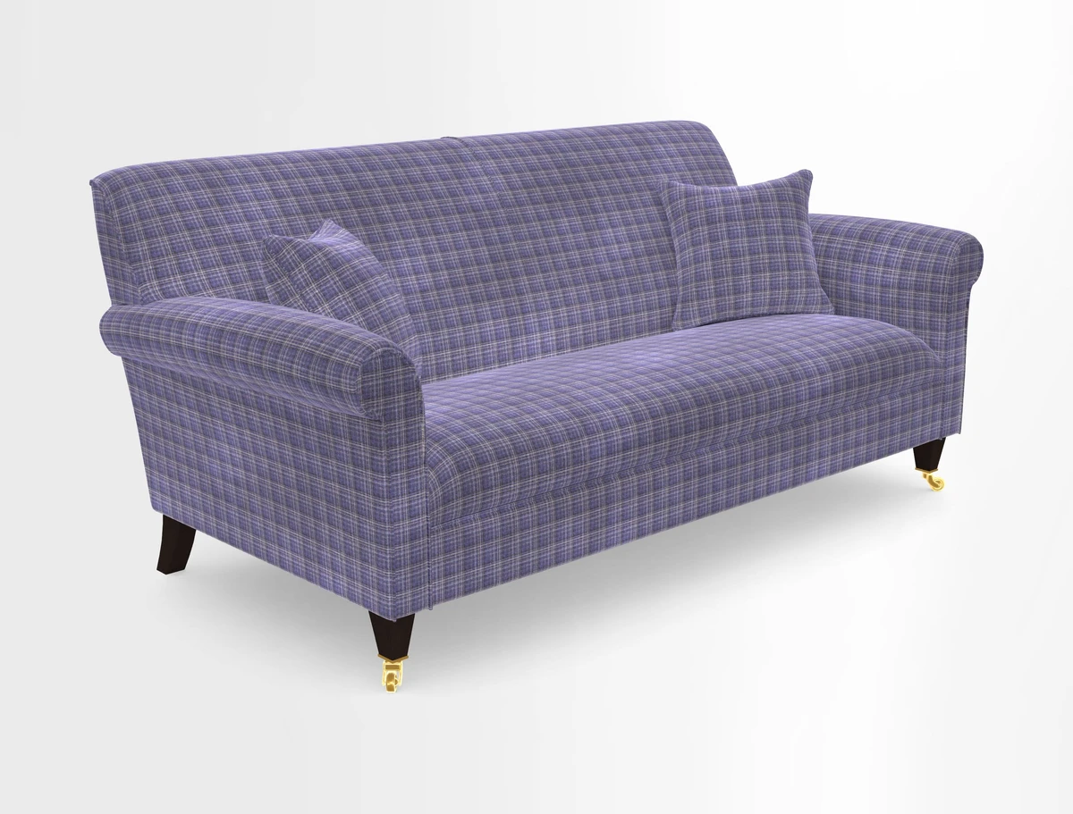 Petworth 3 Seater Sofa in Mulberry Flying Ducks