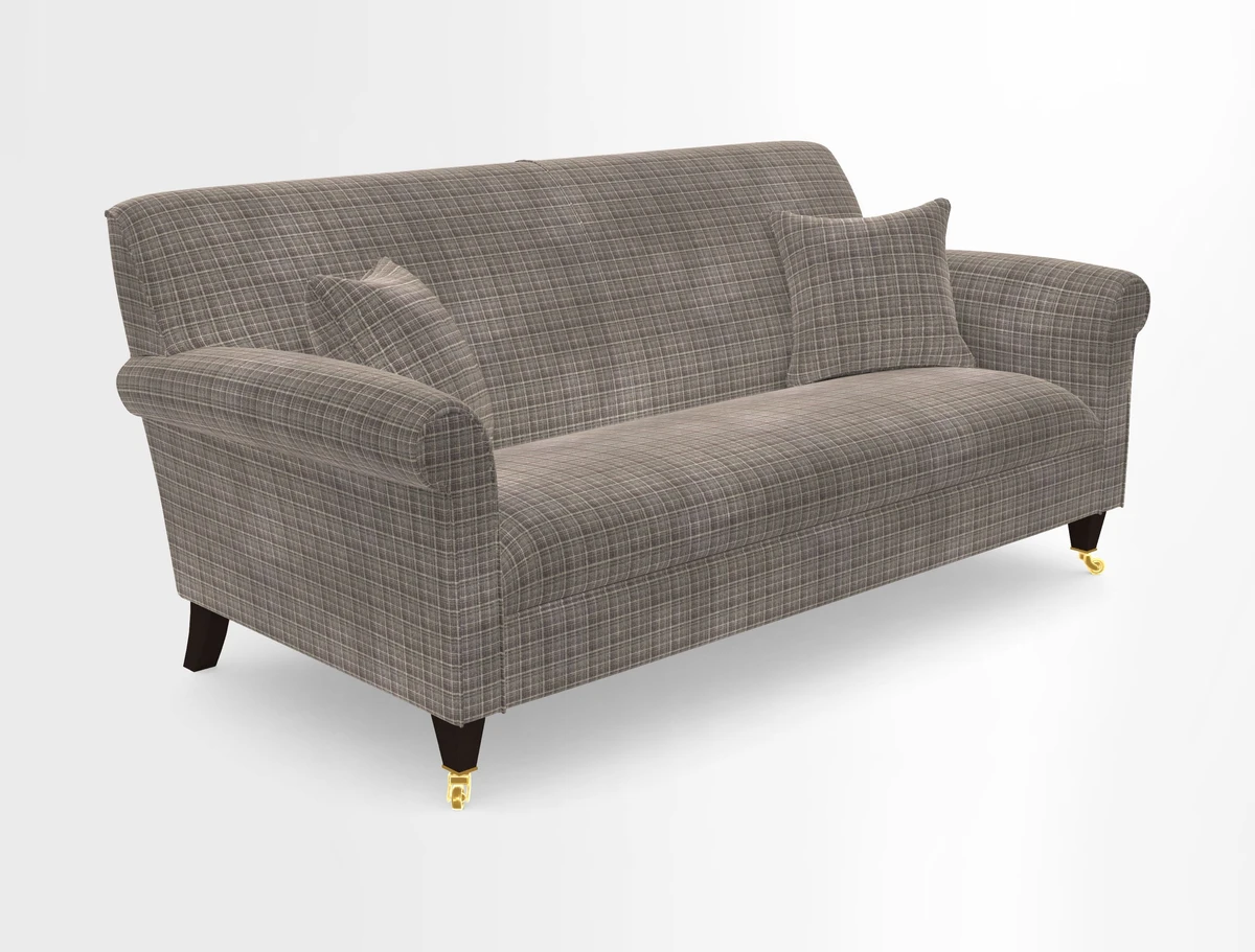 Petworth 3 Seater Sofa in Mulberry Flying Ducks