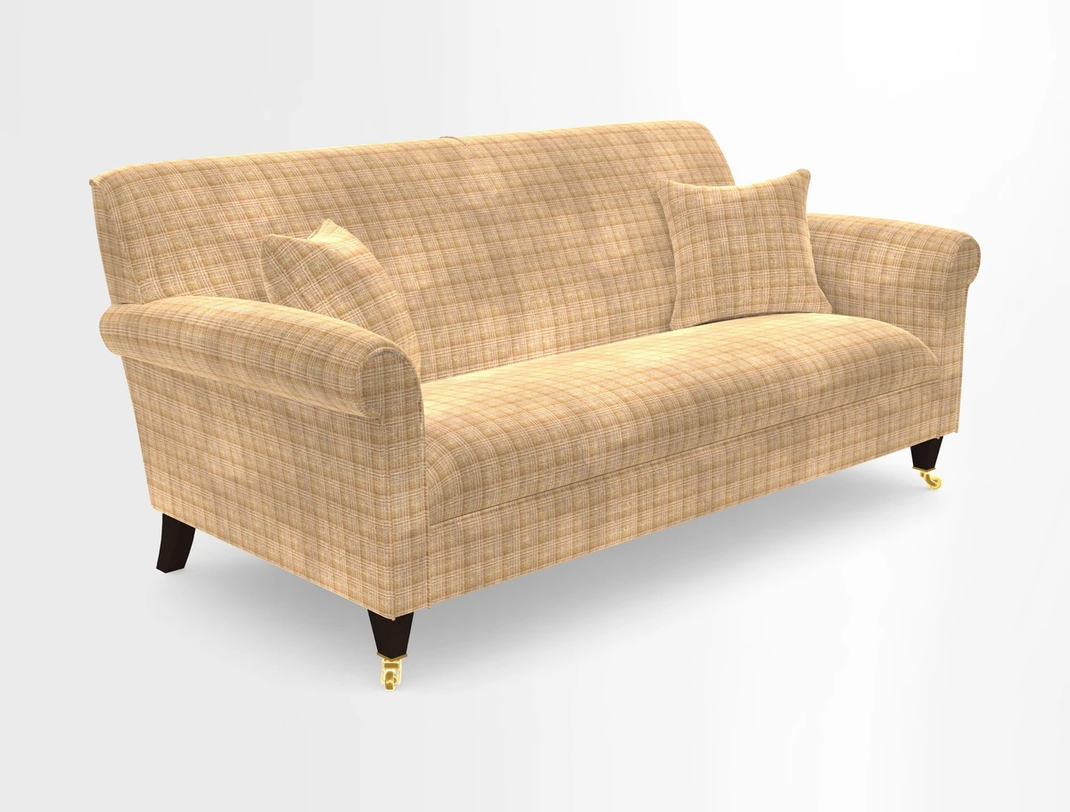 Petworth 3 Seater Sofa in Mulberry Flying Ducks