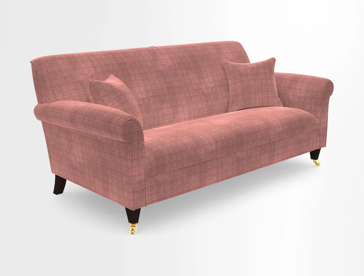Petworth 3 Seater Sofa in Mulberry Flying Ducks