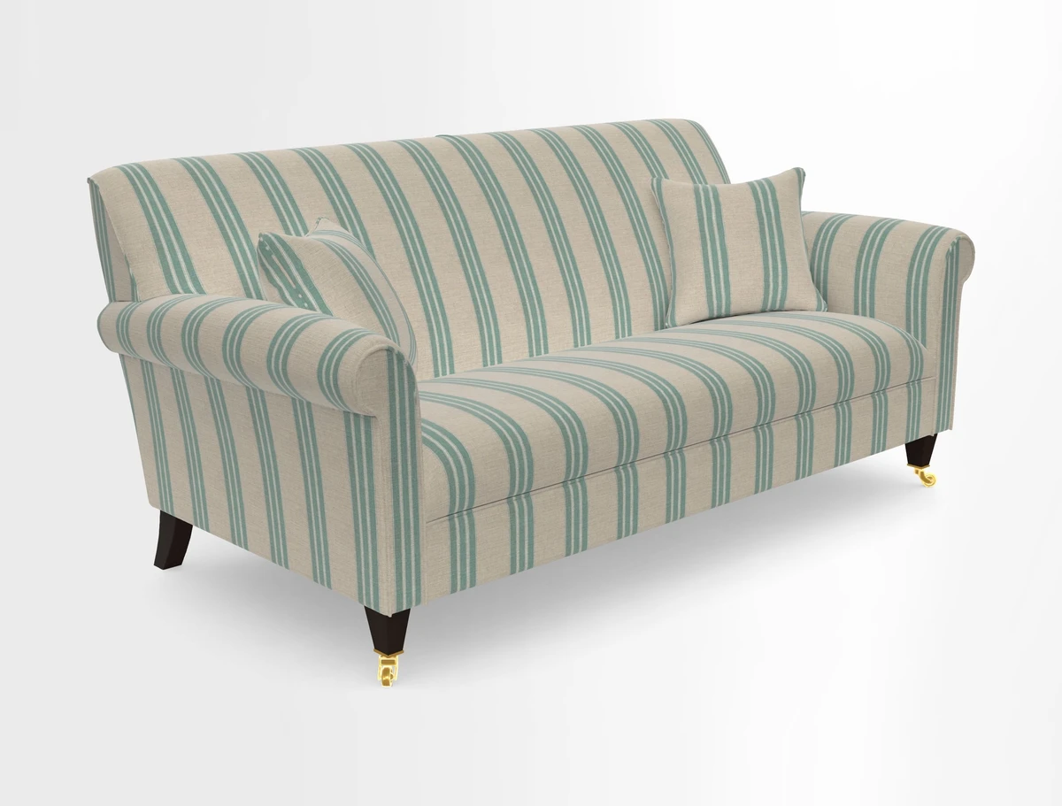 Petworth 3 Seater Sofa in Mulberry Flying Ducks