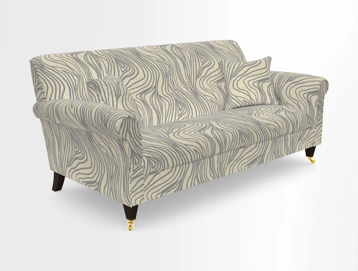 Petworth 3 Seater Sofa in Mulberry Flying Ducks