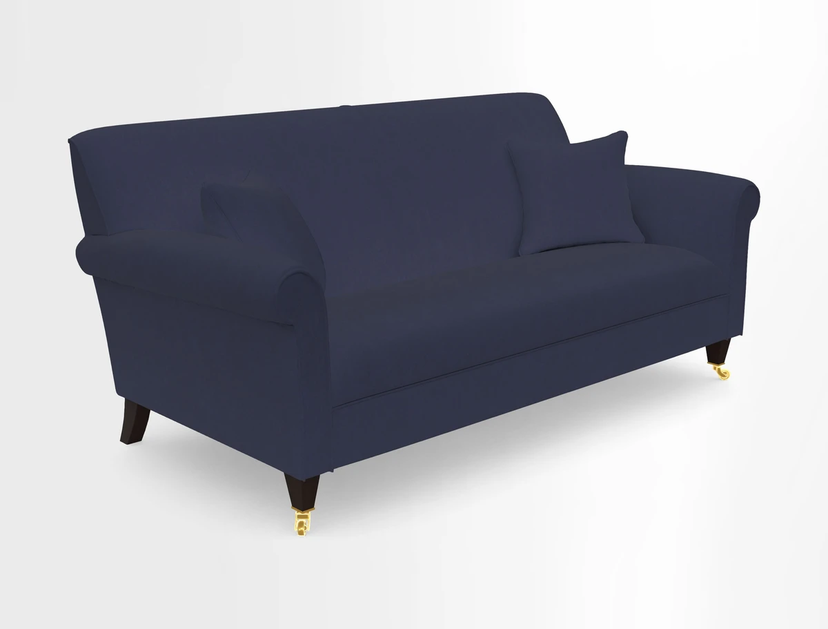 Petworth 3 Seater Sofa in Mulberry Flying Ducks