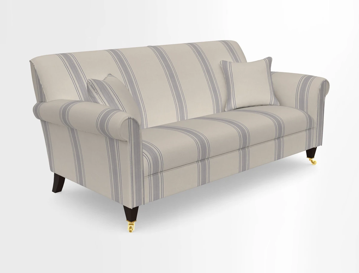 Petworth 3 Seater Sofa in Mulberry Flying Ducks