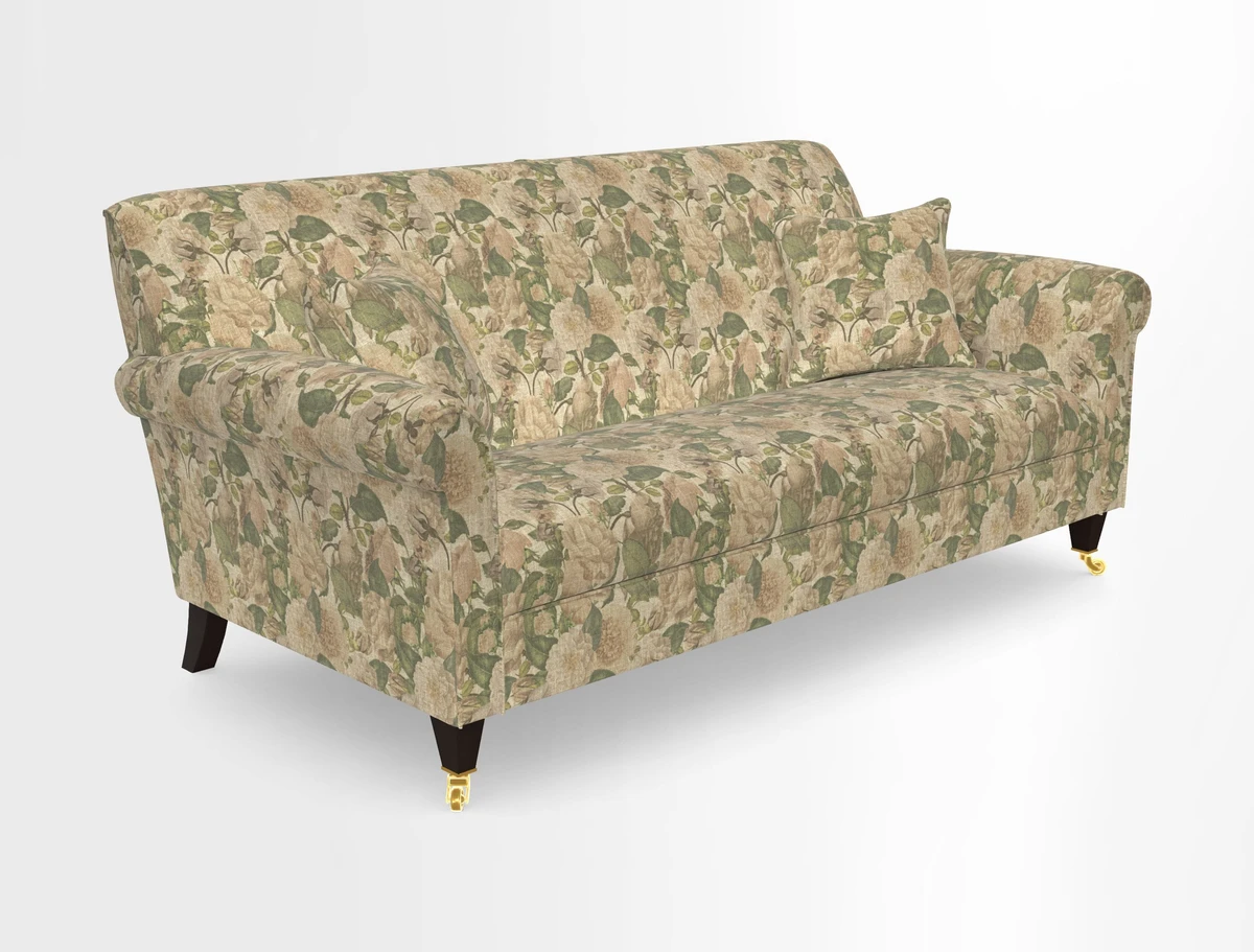Petworth 3 Seater Sofa in Mulberry Flying Ducks