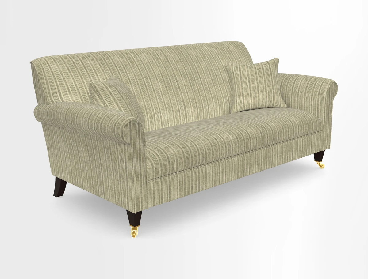 Petworth 3 Seater Sofa in Mulberry Flying Ducks