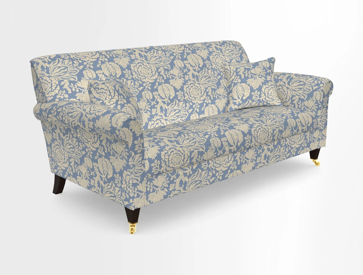 Petworth 3 Seater Sofa in Mulberry Flying Ducks