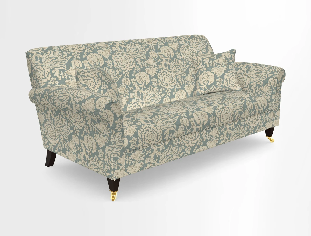 Petworth 3 Seater Sofa in Mulberry Flying Ducks