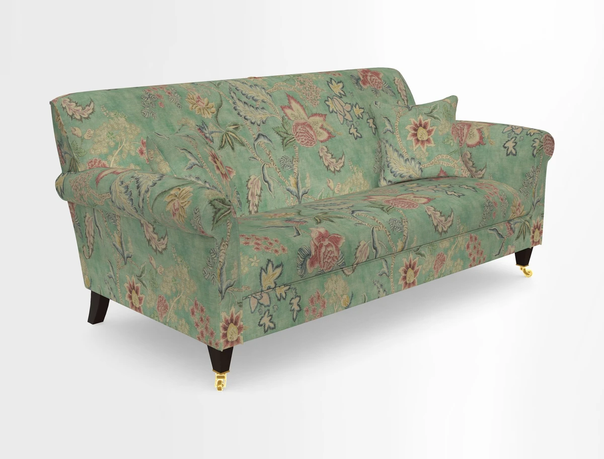 Petworth 3 Seater Sofa in Mulberry Flying Ducks