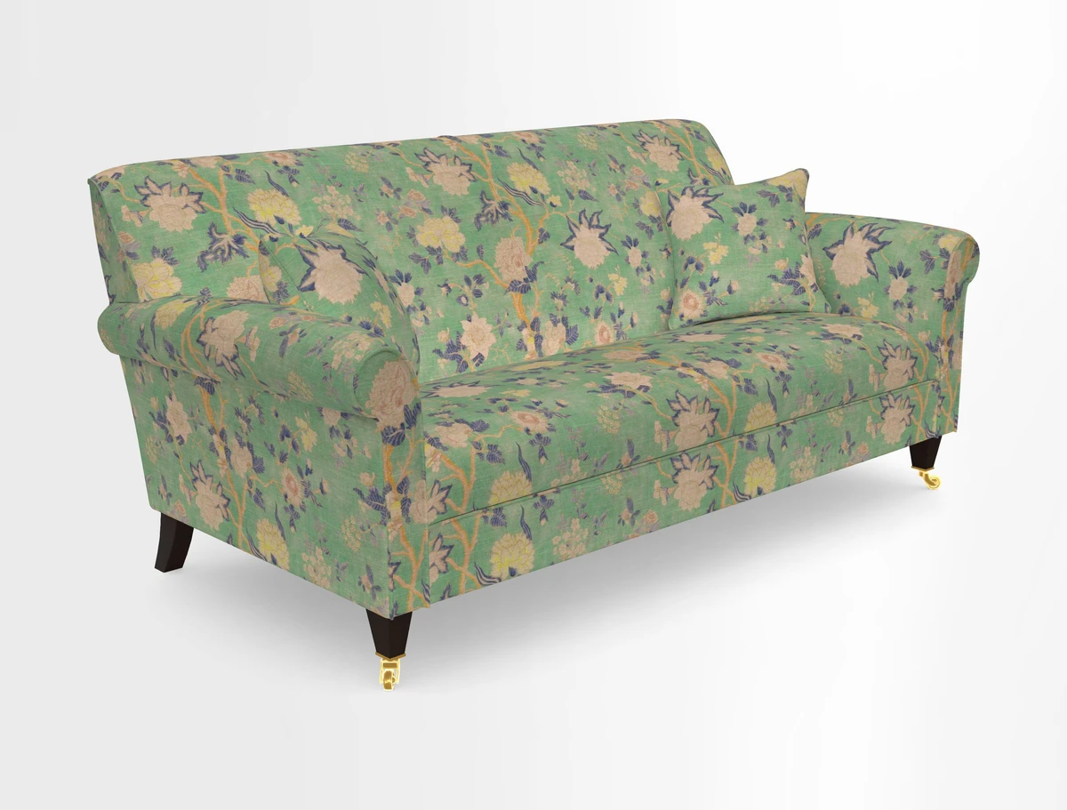 Petworth 3 Seater Sofa in Mulberry Flying Ducks