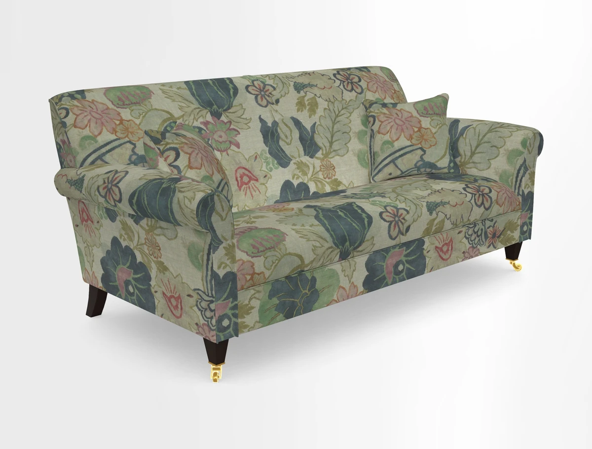 Petworth 3 Seater Sofa in Mulberry Flying Ducks