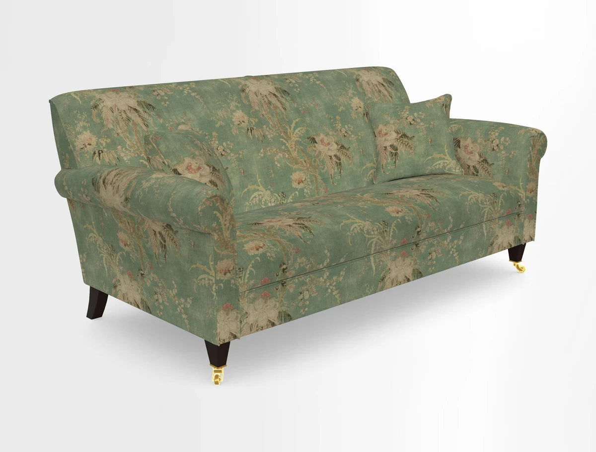 Petworth 3 Seater Sofa in Mulberry Flying Ducks
