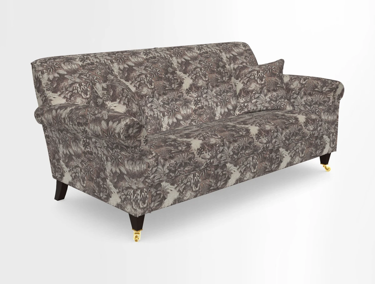 Petworth 3 Seater Sofa in Mulberry Flying Ducks