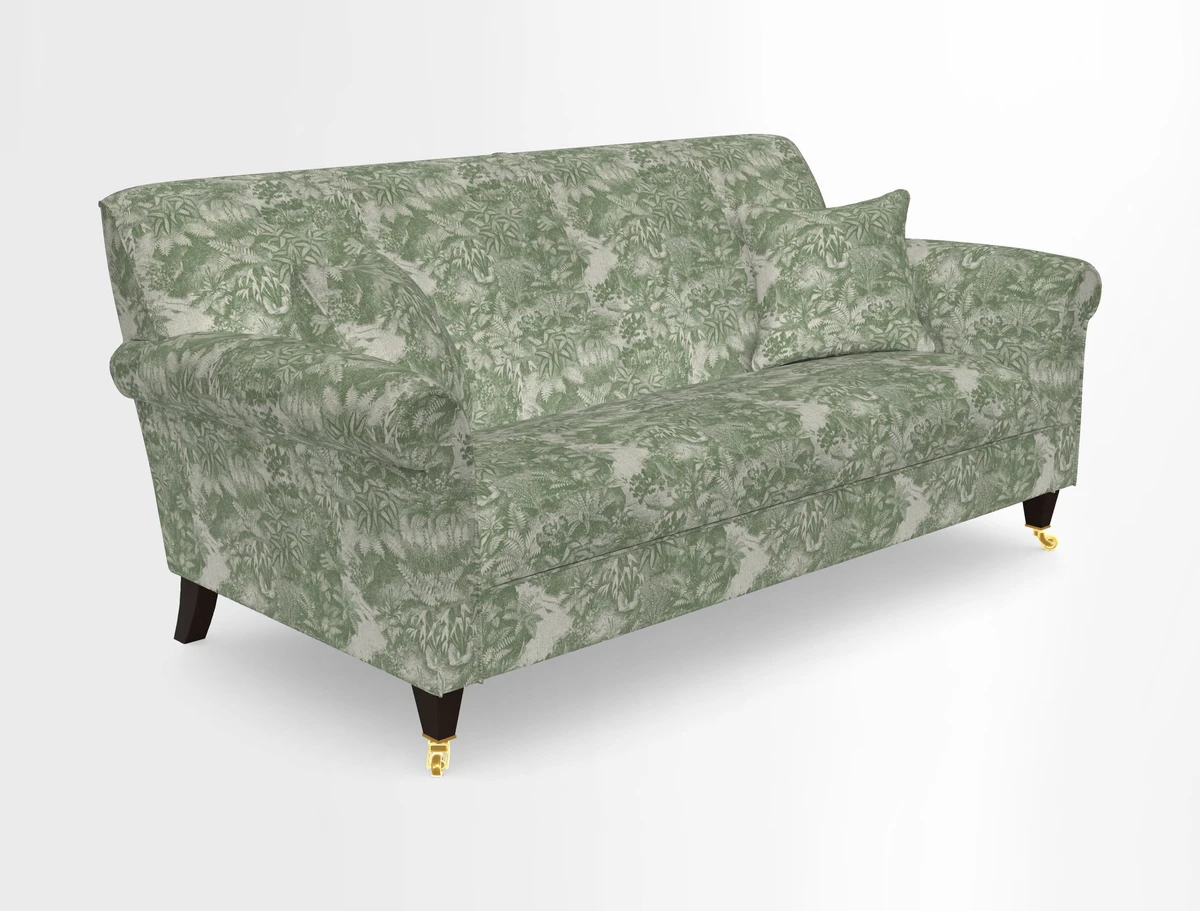 Petworth 3 Seater Sofa in Mulberry Flying Ducks