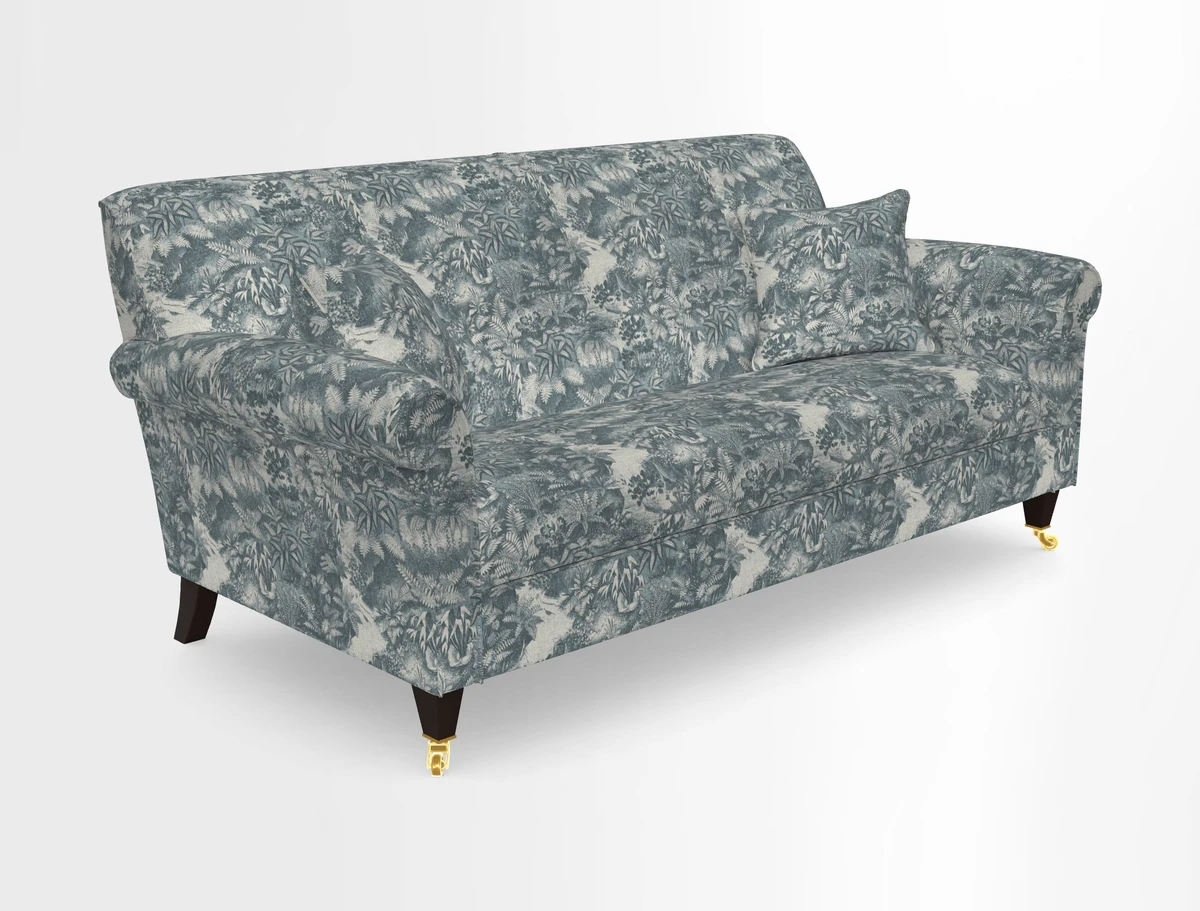 Petworth 3 Seater Sofa in Mulberry Flying Ducks
