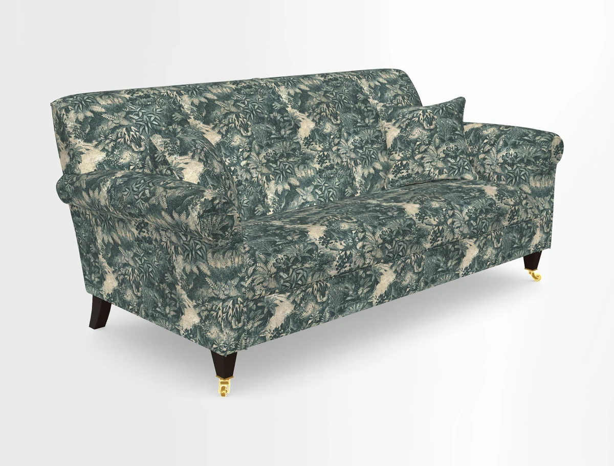 Petworth 3 Seater Sofa in Mulberry Flying Ducks