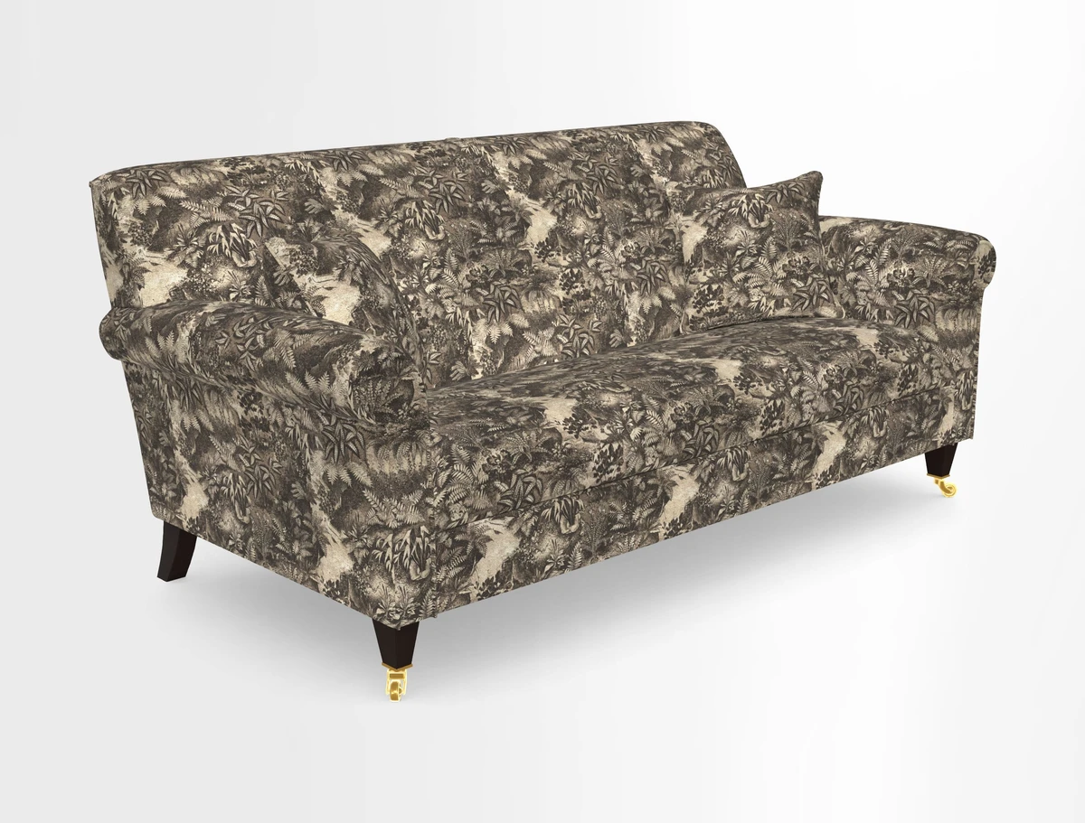 Petworth 3 Seater Sofa in Mulberry Flying Ducks