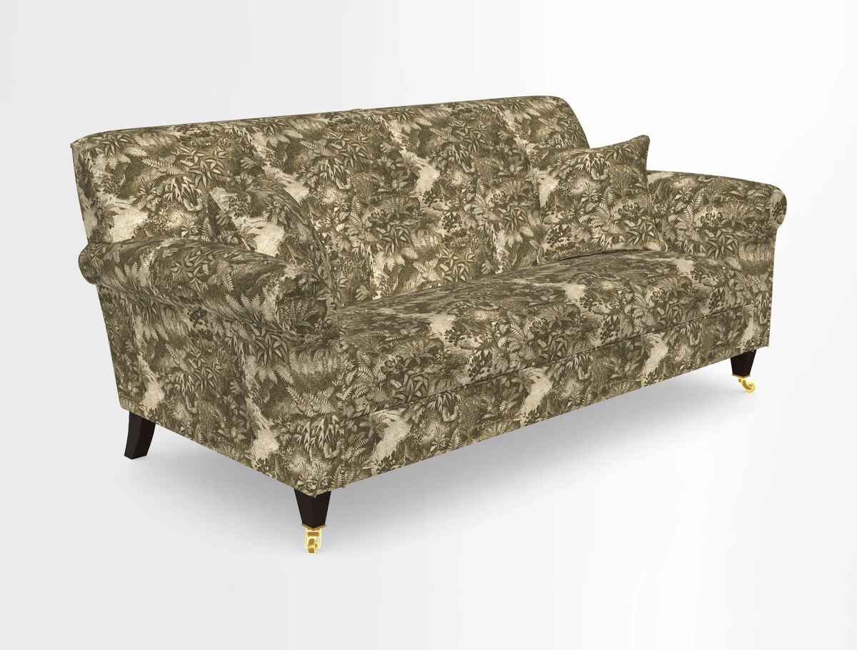 Petworth 3 Seater Sofa in Mulberry Flying Ducks