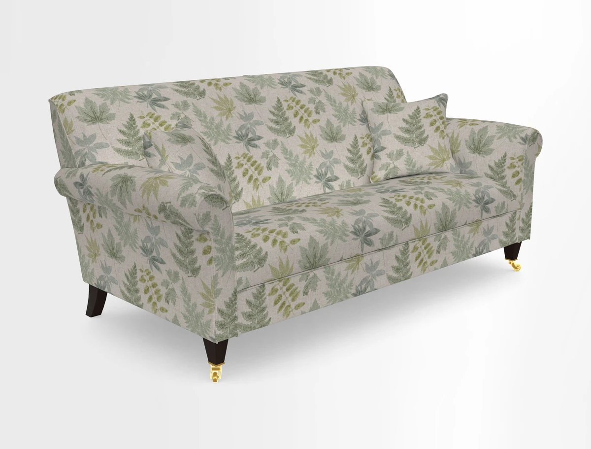 Petworth 3 Seater Sofa in Mulberry Flying Ducks