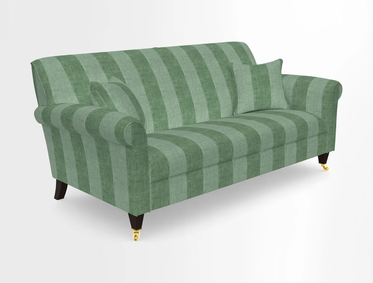 Petworth 3 Seater Sofa in Mulberry Flying Ducks
