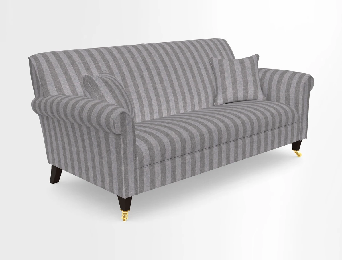 Petworth 3 Seater Sofa in Mulberry Flying Ducks