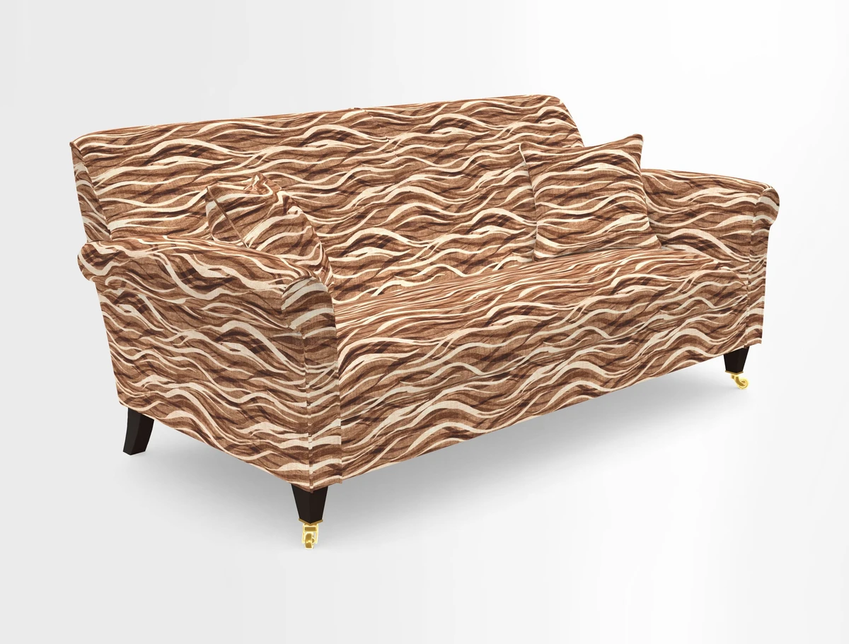Petworth 3 Seater Sofa in Mulberry Flying Ducks
